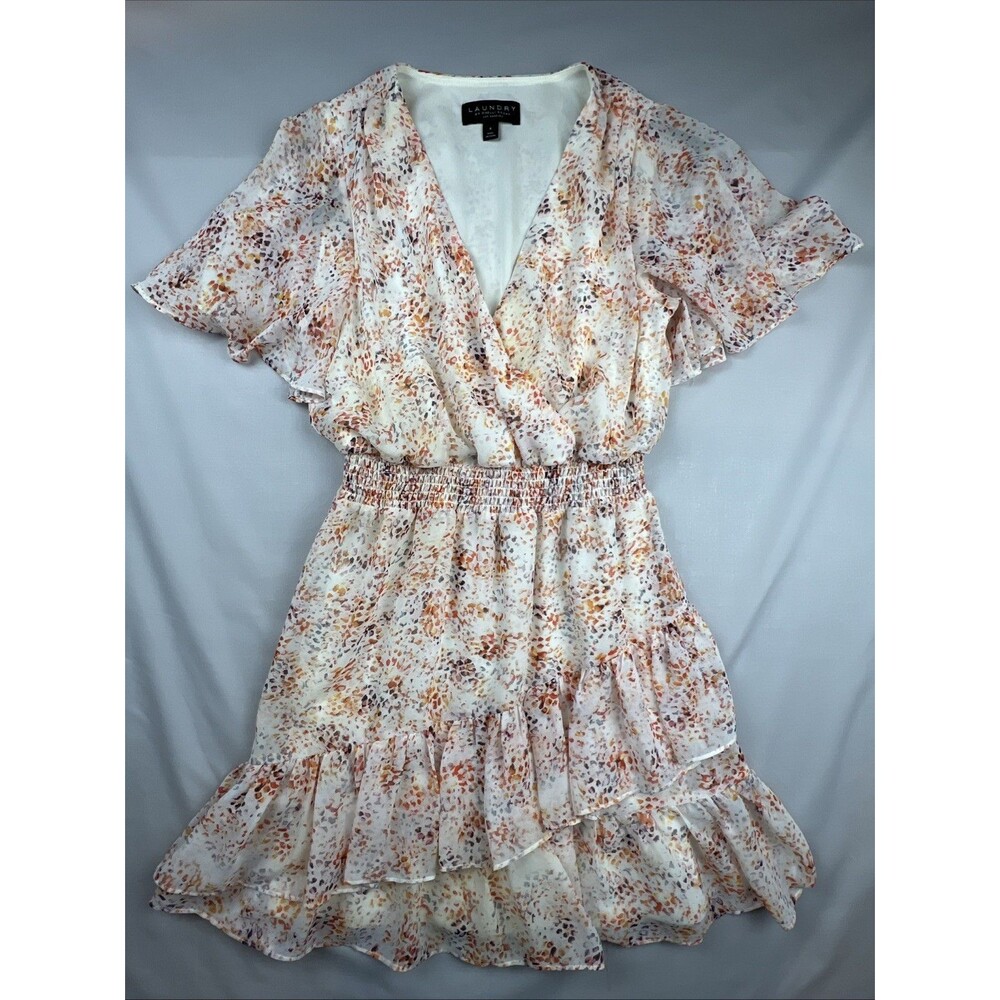 Laundry by Shelli Segal Cinched Waist Dress Size 6